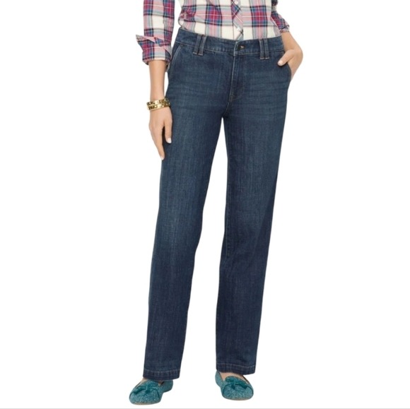 Talbots Womens Plus Petite High Waist Trouser Jeans Size 22WP - Picture 1 of 12